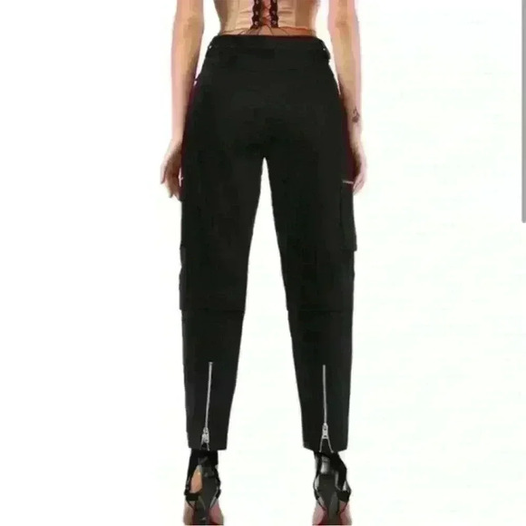 NWT I.AM.GIA Ursa Black Noir Convertible Cargo Pants, XS - Picture 11 of 15